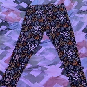 Floral style tights